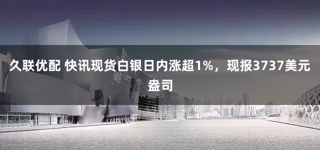 久联优配 快讯现货白银日内涨超1%，现报3737美元盎司